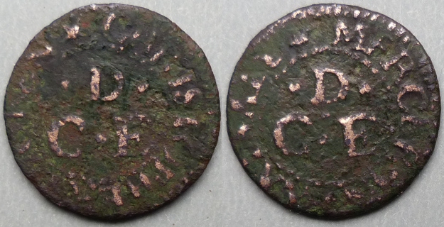 Walsall, Christopher Dicken farthing token Walsall, Christopher Dicken farthing token
